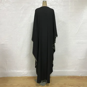 Kalenmos Musulmaņu Kaftan Abaya Kleitas Eid Ramadāna Islāma Sievietes Plats Piedurkņu Frēzēšana Zaudēt Outwear Caftan Dubajas Arābu Ilgi Drēbes