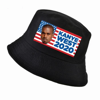 Kanye par Prezidentu 2020. Gadam - Vēlēšanu Kandidātu Vīrieši Sievietes spaiņa cepuri harajuku pop Kanye West 