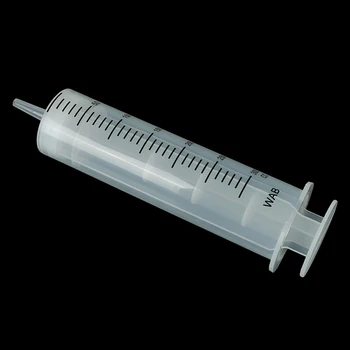 Karstā 300ml Plastmasas Šļirci Atkārtoti Lielas Jaudas Mērīšanas Injekcijas Šļirces