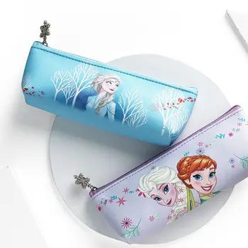 KARSTĀ Jauns Oriģinālas Disney Saldēti 2 princese Elza & Anna gadījumā zīmuli kancelejas preces lodziņā zīmuli soma meitene bērniem rotaļlietas ziemassvētku dāvanu