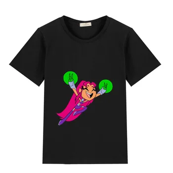 Karstā Pārdošanas Jaunu Modes Vasaras Starfire T-krekls 3d Drukas Ikdienas Topi, t-veida Kokvilnas Bērniem Puiku Meiteņu Drēbes, Izmērs 8 10 12 14 Gadu