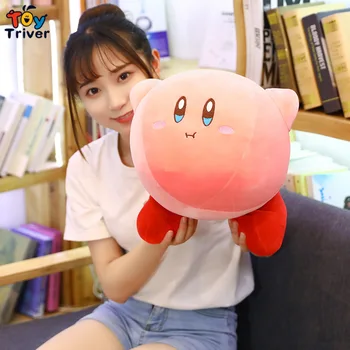 Kawaii Anime Kirby Star Plīša Pildījumu Rotaļlietas Lelle Keychain Kuloni Dīvāna Spilvena Spilvenu Mājas Istabas Interjeru Meitenes Bērniem Bērniem Dāvanas