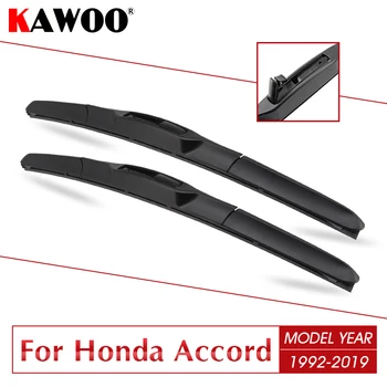 KAWOO Auto Tīrītāju slotiņu Honda Accord 8 5 6 7 9 10 Auto Windcreen slotiņām, 2003. gads 2007. gads 2008. gads 2009. līdz 2019. Gadam, Derīgas Āķa Rokas