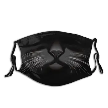Kaķis Seju, Lielās Acis, Ūsas Atkārtoti Sejas Maska ar Filtru PM2.5 Anti Dūmaka Nepievelk Putekļus Aizsardzības Masku, Respiratoru Muti Purns