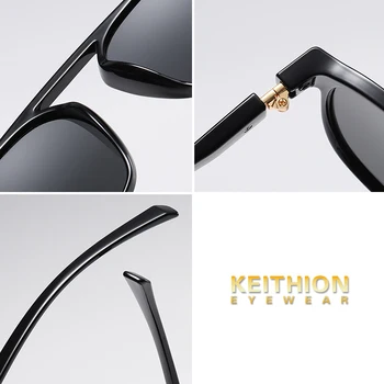KEITHION Zīmola Dizaina Polarizētās Saulesbrilles, Vīriešu Braukšanas Saules Brilles Vintage Retro TR90 Ieplests Briļļu Vīriešu Gafas De Sol