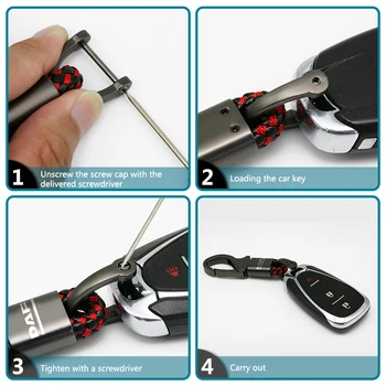 Keychain ar automašīnu, metāla, ādas atslēgu piekariņi modes par DAF xf kf lf van truck Keychains auto piederumi interjers