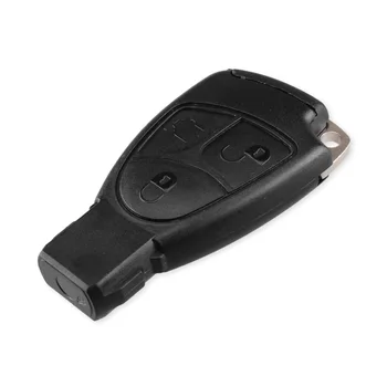 KEYYOU Ar Bateriju Turētājs 2/3/3+1 Pogu Smart Remote Auto Atslēgu Shell Fob Gadījumā Vāks Mercedes Benz B C E ML S CLK CL
