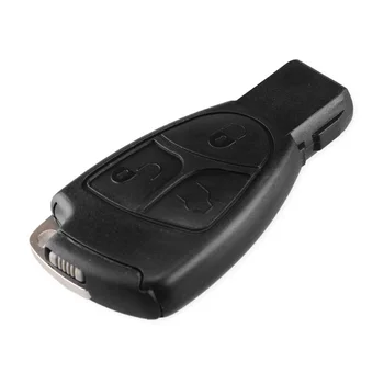 KEYYOU Ar Bateriju Turētājs 2/3/3+1 Pogu Smart Remote Auto Atslēgu Shell Fob Gadījumā Vāks Mercedes Benz B C E ML S CLK CL