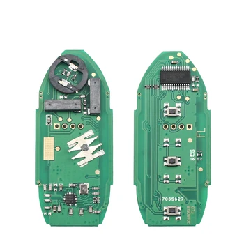 KEYYOU Smart Remote Taustiņu 3 Pogas Fob Par NISSAN Qashqai, X-Trail Automašīnu Kontrolieris Continontal 433.92 MHz PULSAR 4A Chip