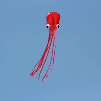 Kite-Skaistas Lielas Viegli Flyer Kite Bērniem Sarkanā programmatūras astoņkāji Tūrisma inventārs Naturehike кемпинг туризм Āra Bezmaksas Kuģis