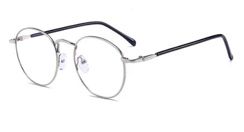 Klasisks Sieviešu gatavo tuvredzība brilles dāma Tuvredzīgs Brilles metāla apaļo rāmi shortsight recepšu brilles -0.25, lai -6.00