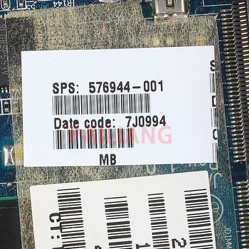 Klēpjdators mātesplatē HP DV4 GM45 PC Klēpjdators Mainboard 576944-001 JAL50 LA-4105P pilna tesed DDR3