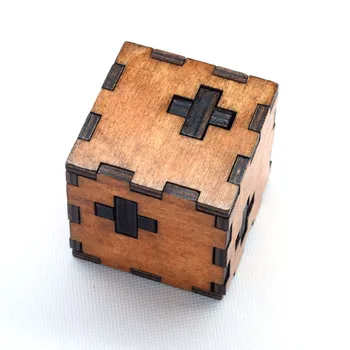 Koka Kaste Bērniem, Šveice Cube Puzzle Noslēpums, Smadzeņu Ķircinātājs Puzles Spēles Rotaļlietas Iq Izglītības Koka Puzles Bērniem Un Pieaugušajiem