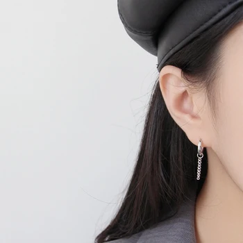 Korejas Modes Auskari Sievietēm 2019 Jauno Dizaineru Vienkārši Stīpas Auskari Ķēdes Pušķi