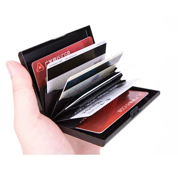 Kredītkartes Turētājs Alumīnija ID kredītkaršu Maku RFID Pretbloķēšanas Slim Metāla Grūti Lieta par Vīriešiem un Sievietēm