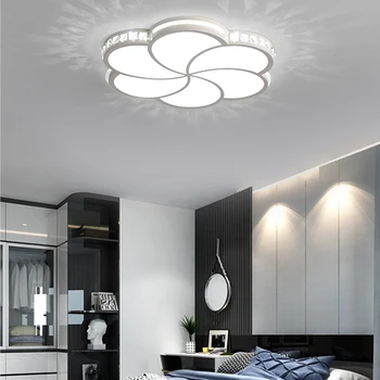 Kristāla, Akrila Modernu LED Griestu lampas diametrs 42/52/62cm Griestu Lampas dzīvojamā istabā, guļamistabā lamparas de techo plafondlam