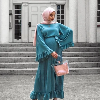 Kroku Dubaija Plus Lieluma Hijab Abaya Musulmaņu Vakara Kleita Islāma Apģērba Turku Kleitas Abayas Sievietēm Vestidos Musulman