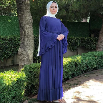 Kroku Dubaija Plus Lieluma Hijab Abaya Musulmaņu Vakara Kleita Islāma Apģērba Turku Kleitas Abayas Sievietēm Vestidos Musulman