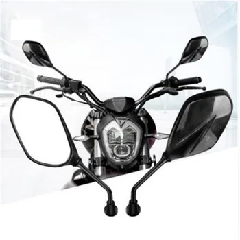 Krāsains 8MM 10MM skrūvju moto atpakaļskata spoguļi motociklu daļas unviersal elektrisko moto atpakaļskata spogulī, motociklu aksesuāri