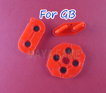 Krāsains Strāvu vadošo līmi, lai game boy classic GB silikona gumijas tastatūru Konsoles DMG Sistēmu 100sets/daudz
