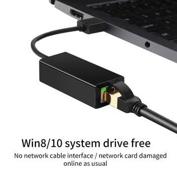 Kshd Ethernet Adapteris USB3.0 1000M tīkla Interfeisa Drive bezmaksas LAN ports, Datora pārveidotājs ar Slēdzi hub Ārējās