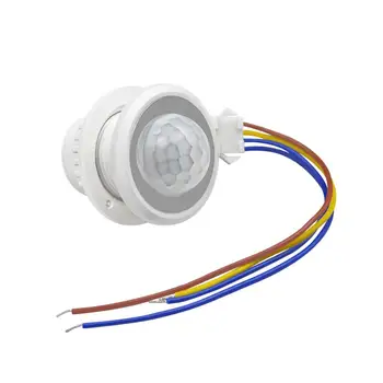 Kustības Sensora Slēdzis 110V, 220V PIR Centrālās Auto Kontroles ieslēgšana/Izslēgšana LED lampas apgaismojuma Slēdzis Gudra Cilvēka ķermeņa indukcijas Detektors