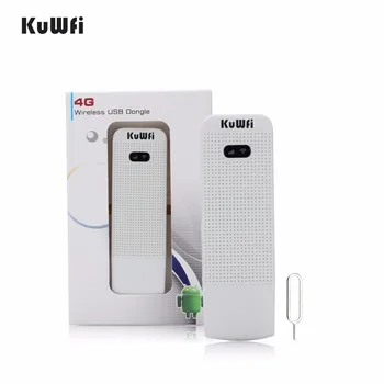 KuWFi 4G LTE Modemu 3G/4G USB Dongle Mini Kabatas Mobilo Wifi Karstajiem Atslēgt Ceļojumu Auto-Wifi Rūteris Ar Sim Kartes Slots