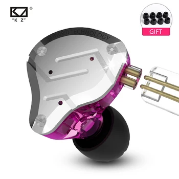 KZ ZS10 Pro 4BA+1DD KZ Hibrīda Austiņas austiņas HIFI Earbuds Auss Monitors, Austiņas Earbuds