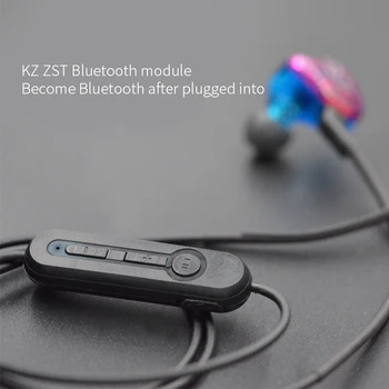 KZ ZS10 ZST ZS3 Bluetooth Kabeļu V4.2 Bezvadu Bluetooth Jauninājums Modulis 85cm Kabelis KZ ZS3 ZST AS10 ZS10 ES4 CCA C10 V80