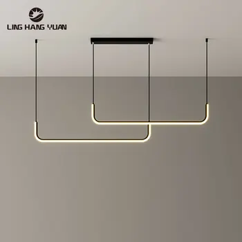 L120cm LED Lustras, lai Guļamistaba, Ēdamistaba, Virtuve, Dzīvojamā Istaba Dekori Karājas Apgaismojums Spīdumu Mājas Iekštelpu Lustras Apgaismojums