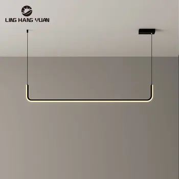 L120cm LED Lustras, lai Guļamistaba, Ēdamistaba, Virtuve, Dzīvojamā Istaba Dekori Karājas Apgaismojums Spīdumu Mājas Iekštelpu Lustras Apgaismojums
