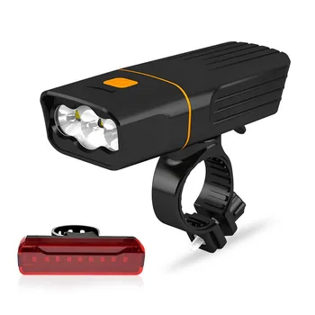 L2/T6 LED Velosipēda Gaismas USB Lādējamu Lukturīti 5200mAh Kalnu Velosipēdu Lukturu Ūdensizturīgs MTB Priekšējā Lampa ar 18650 Akumulatoru