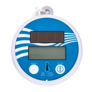 LCD Displejs Ūdensizturīgs elektroniskais Termometrs Bezvadu Baseins Temperatūras Mērījumu Mazā Akvārijā Peldošās Vannas Ūdens Spa