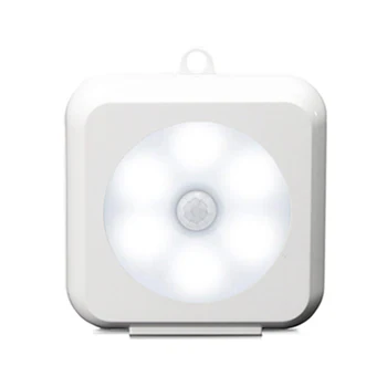LED Kustību Sensors Nakts apgaismojums Iekštelpu akumulatora Barošanu Kustības Sensoru lampas Telpās, lai Gaitenis, Vannas istaba, Guļamistaba, Koridors, Kāpnes