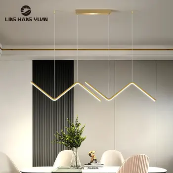 LED Lustras Dzīvojamā Istaba Dekori Karājas Apgaismojums Mūsdienu Mājas LED Apgaismojums Ēdamistabas Virtuves Iekštelpu Spīdumu Lustras