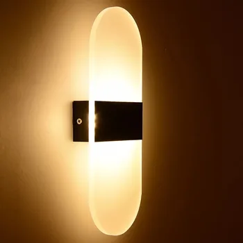 LED sienas apgaismojuma AC110V220V mājas iekštelpu apgaismojums, guļamistabas gultas lampa, viesistaba, virtuve, balkons eju koridora spoguļa priekšā lampas