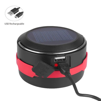 LED Teleskopiskie Saules Laternu Portatīvo LED Lampas, 3 Režīmi USB Lādējamu Saliekams Ūdensizturīgs IPX5 Gaismas Āra Kempings Gaismas