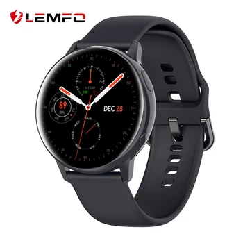 LEMFO SG2 ar skārienekrānu Amoled 390*390 HD Ekrāna EKG Smart Skatīties Vīrieši Bezvadu Lādēšanas IP68 Ūdensnecaurlaidīga sirdsdarbība BT 5.1 Smartwatch