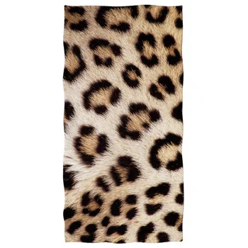 Leopards Drukāt Zebra/python/Tiger/žirafe Dzīvnieku Kažokādu Pludmales Dvieli Microfiber Vannas Dvielis Ātri Sauss Roku/sejas Segu, Dvieli