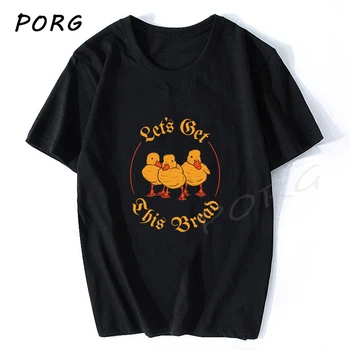 Let ' s Get Šo Maizi Pīlēm Ulzzang Print T-Krekls Modes Atdzist O-veida Kakla Vīriešu T Krekls Streetwear Gadījuma Kawaii Apģērbu Smieklīgi Tees 3d