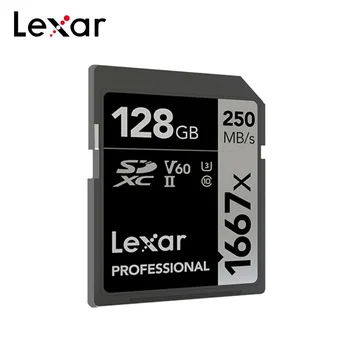 Lexar ProfessionalSD Karte 64GB, 128GB un 256 gb SDXC UHS-V60-II Class 10 Atmiņas Karti līdz pat 250MB/s 4K SD atmiņas Karte DSLR kameras