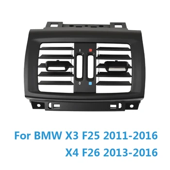 LHD RHD Auto Aizmugures AC Svaiga Gaisa Kondicionēšanas Ventilācijas Restes Segtu Kontaktligzdas Paneļa Nomaiņa BMW X3 X4 F25 F26 2011. - 2016. gada