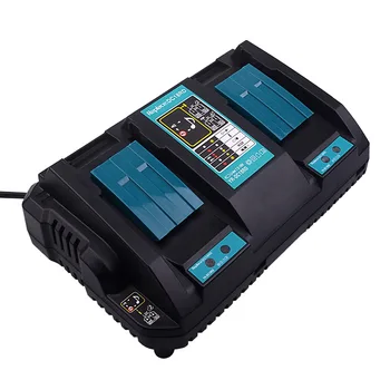 Li-jonu Elektriskā Jauda Akumulatora Instruments Dubultā Lādētājs Ātrās Uzlādes Elektrisko Instrumentu Makita Akumulatoru 14,4 V 18V ar USB Portu