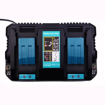 Li-jonu Elektriskā Jauda Akumulatora Instruments Dubultā Lādētājs Ātrās Uzlādes Elektrisko Instrumentu Makita Akumulatoru 14,4 V 18V ar USB Portu