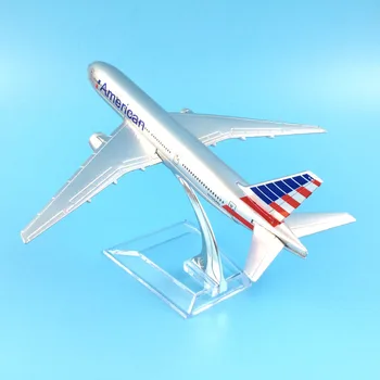 Lidmašīna, Modeļa Lidmašīnas Modeli Amerikāņu Boeing 777 Gaisa kuģa Modeli Lējumiem Metāla Lidmašīnas Modeli 16cm 1:400 Lidmašīnu Rotaļlieta Dāvana