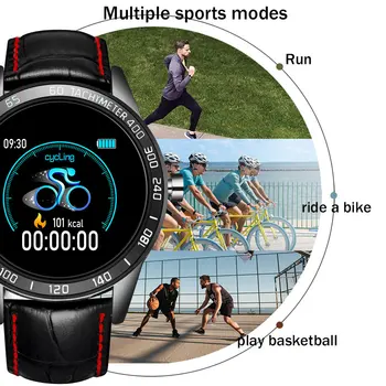 LIGE luksusa led smart skatīties vīrieši pedometrs sirdsdarbība ūdensizturīgs Smartwatch Sporta Skatīties reloj inteligente Smart fitnesa Rokassprādze