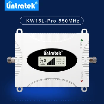 Lintratek JAUNAS UMTS 850mhz B5 amplificador AGC ALC smart LCD repetidor de sinal celular 850mhz 3g gsm, cdma amplificador de señal