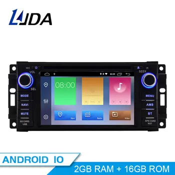 LJDA Android 10 Automašīnas Radio Multimediju DVD, GPS Dodge RAM 1500 Chrysler Sebring Jeep Compass Komandieris Grand Cherokee Wrangler