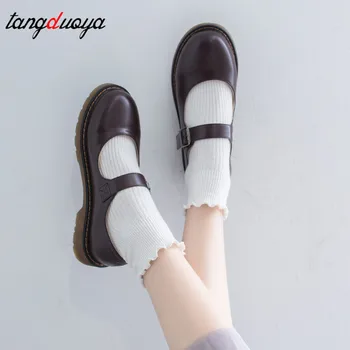 Lolita kurpes sieviešu japāņu salda melnā cosplay kurpes kawaii kurpes sieviešu lolita čības cute kurpes kawaii zapatilla mujer 2021