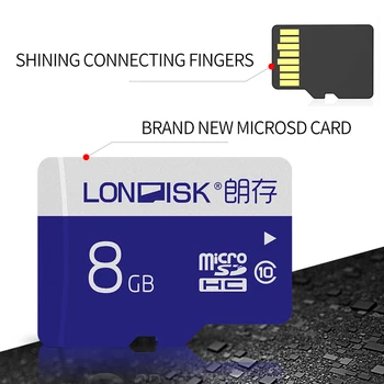 Londisk microSD 16GB 32GB 8GB Class10 UHS-1 Flash Atmiņas Karte 64GB, 128GB un 256 gb U3 Micro sd Kartes TF Karte Viedtālruņa Kameru
